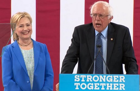 Bernie and Hillary